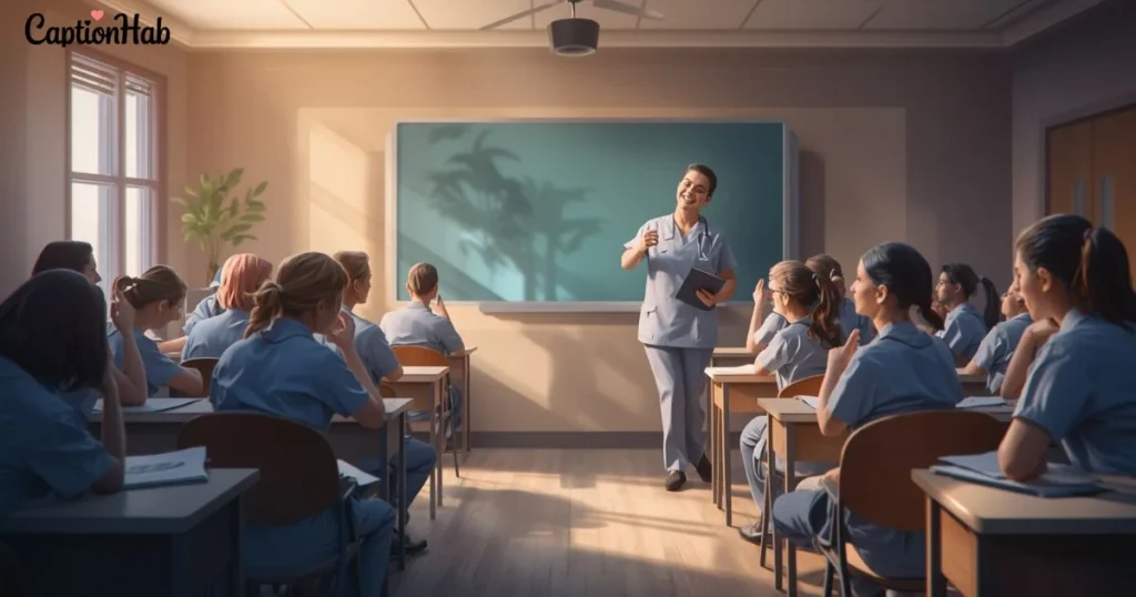 Nursing School Captions