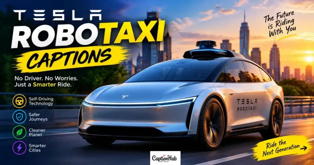 Tesla Robotaxi Captions