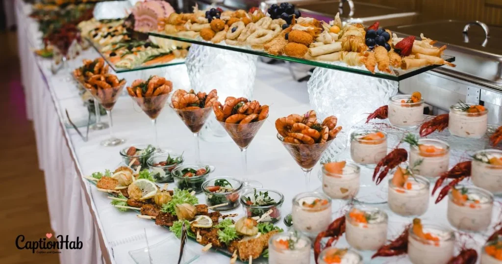 Banquet Captions About Food