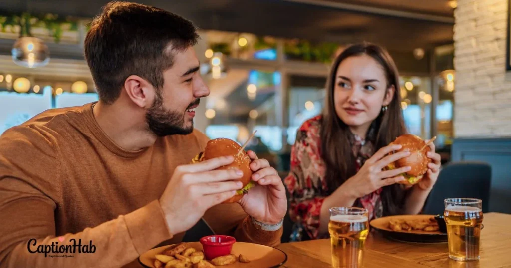 Burger Date Captions