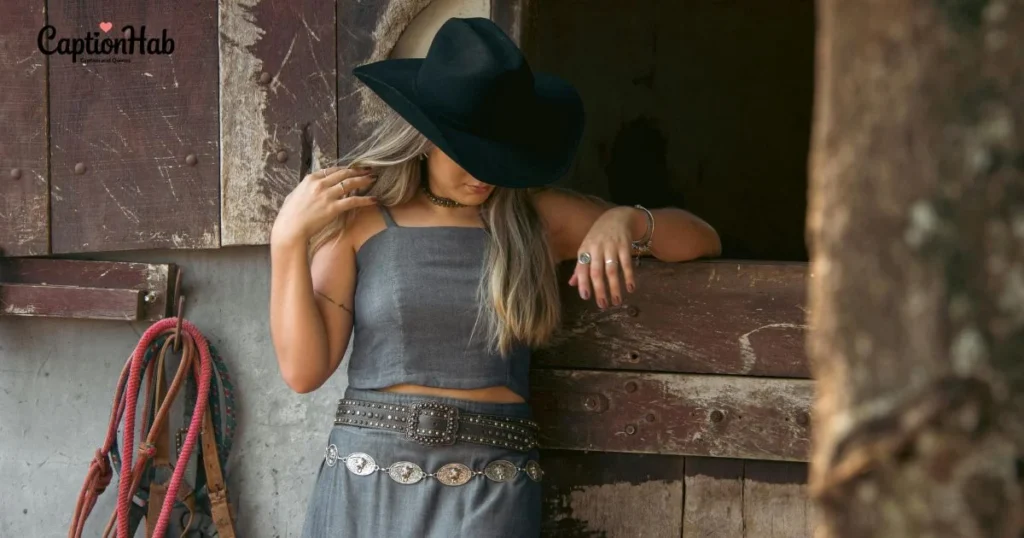 Cowgirl Hat Captions