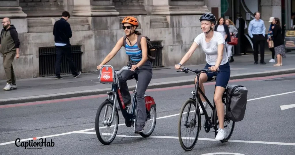 Cycling Captions With Friends