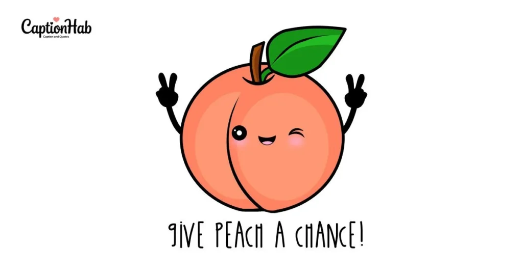 Peach Captions