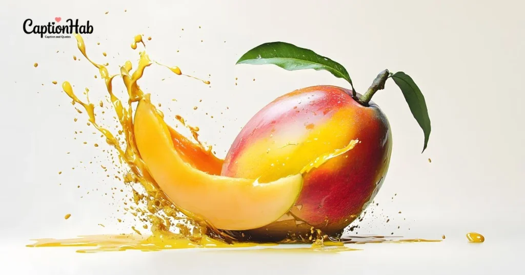 Summer Mango Juice Captions