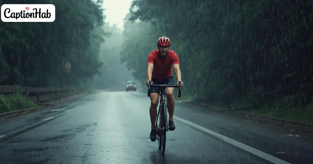 Cycling In Rain