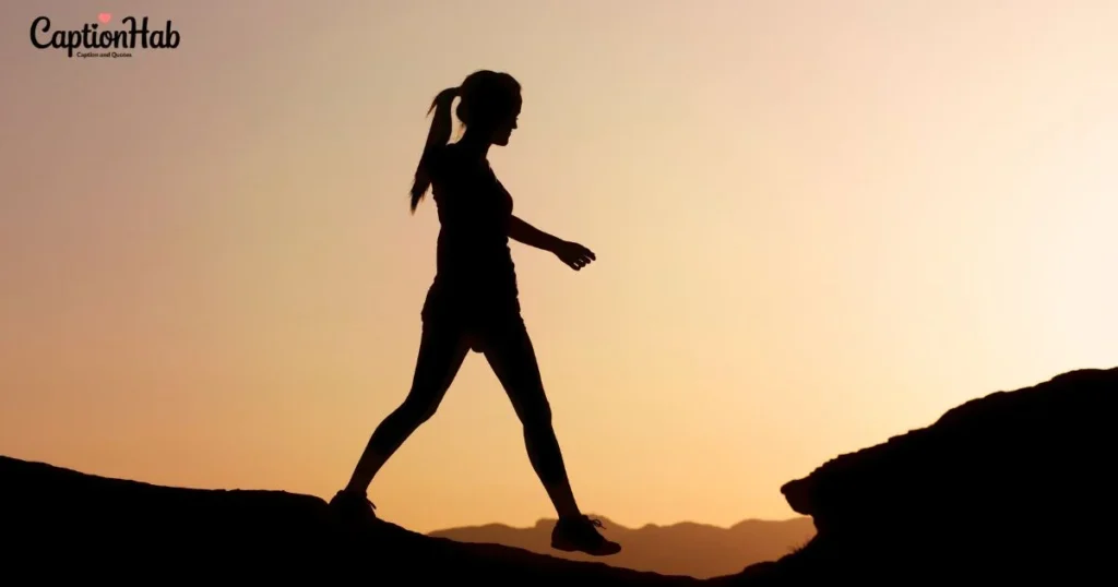 Evening Walk Captions