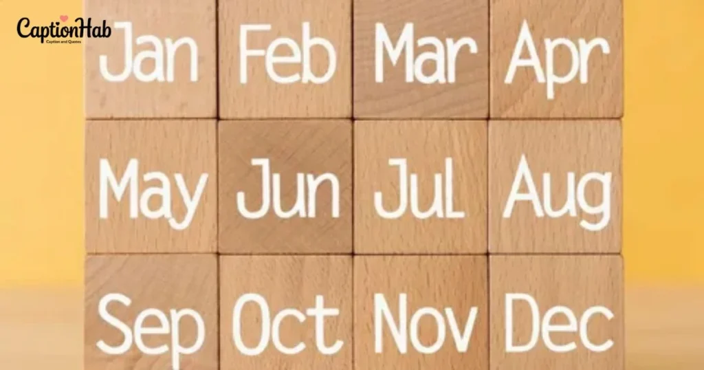 Instagram Captions For Every Month