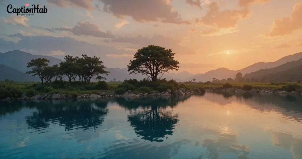 Nature And Sunset Captions