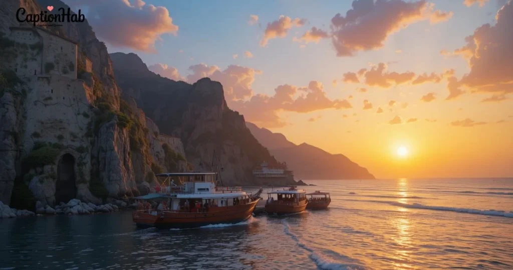 Travel Sunset Captions