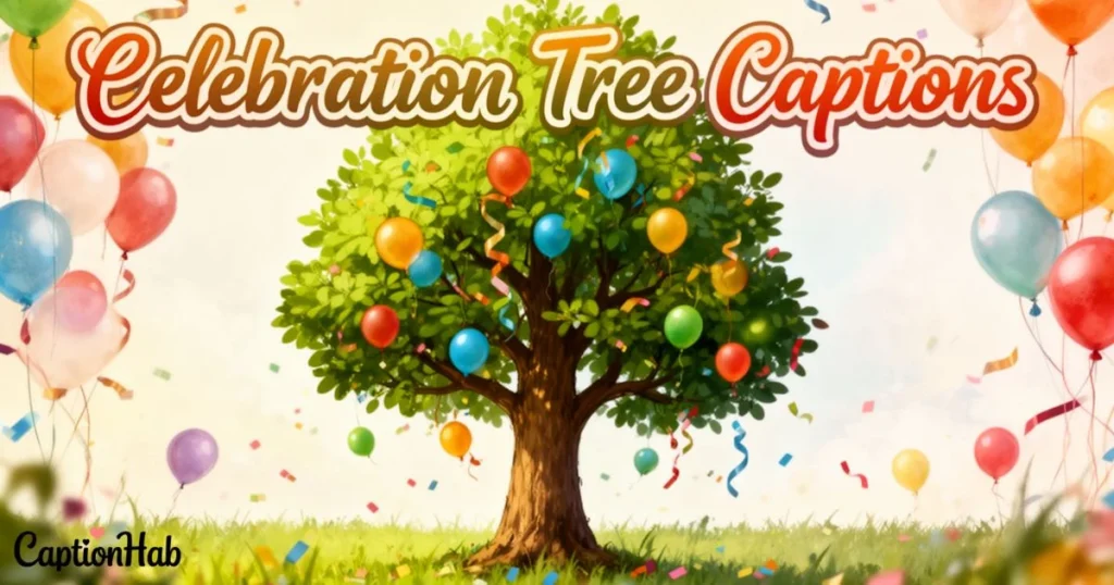Celebration Tree Captions
