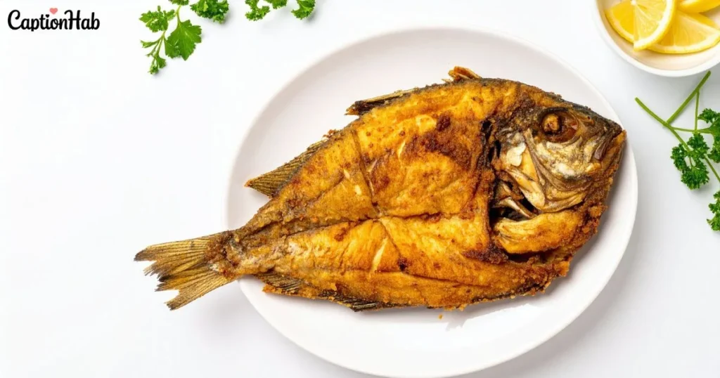 Fried Fish Captions