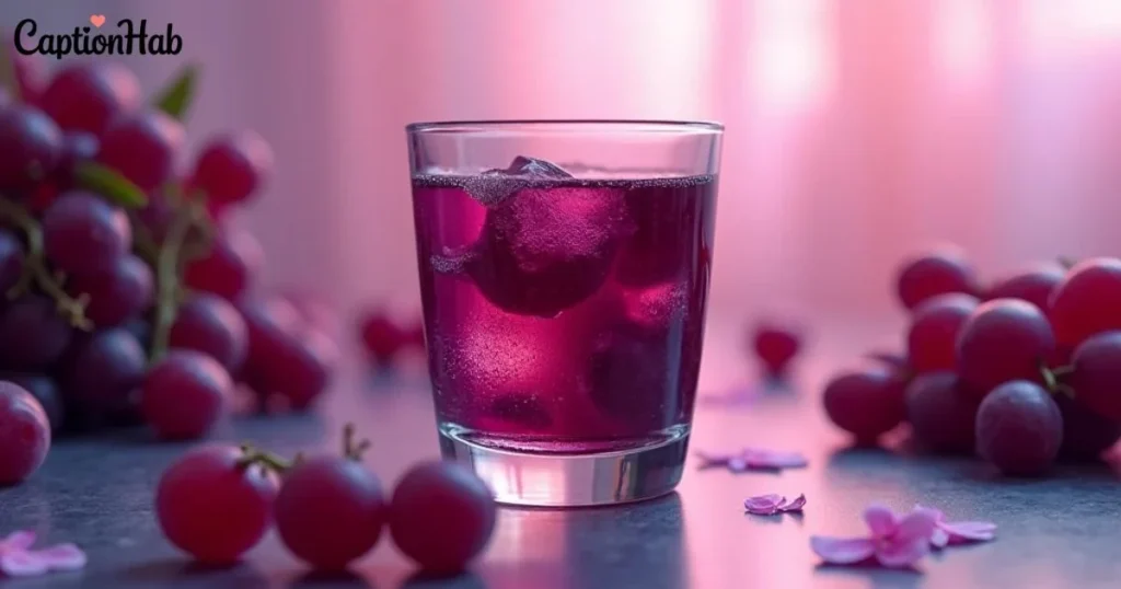 Grape Juice Captions