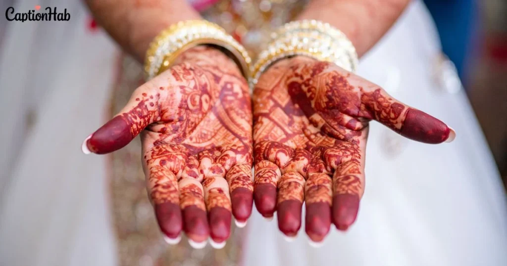 Mehndi Captions And Quotes