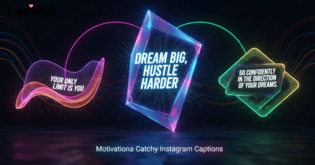 Motivational Catchy Instagram Captions