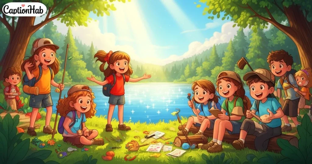 Summer Camp Captions For Kids