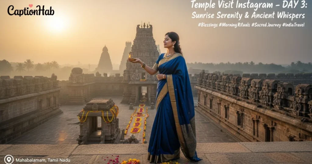 Temple Visit Instagram