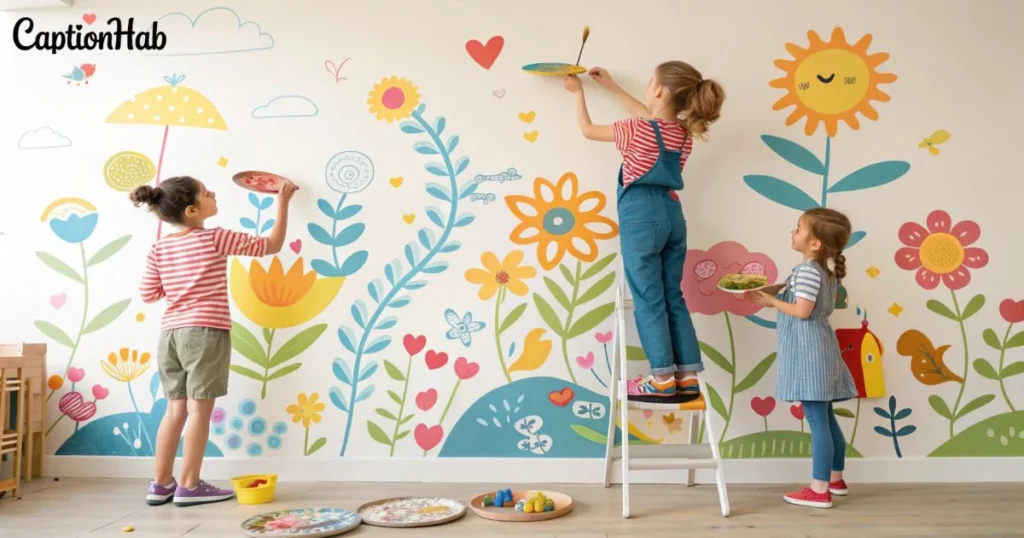 Wall Painting Captions