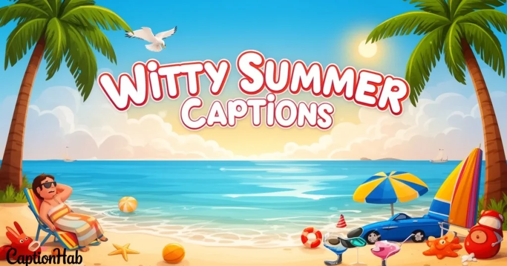 Witty Summer Captions