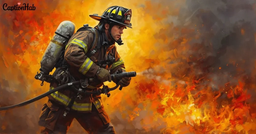 Firefighter Instagram Captions