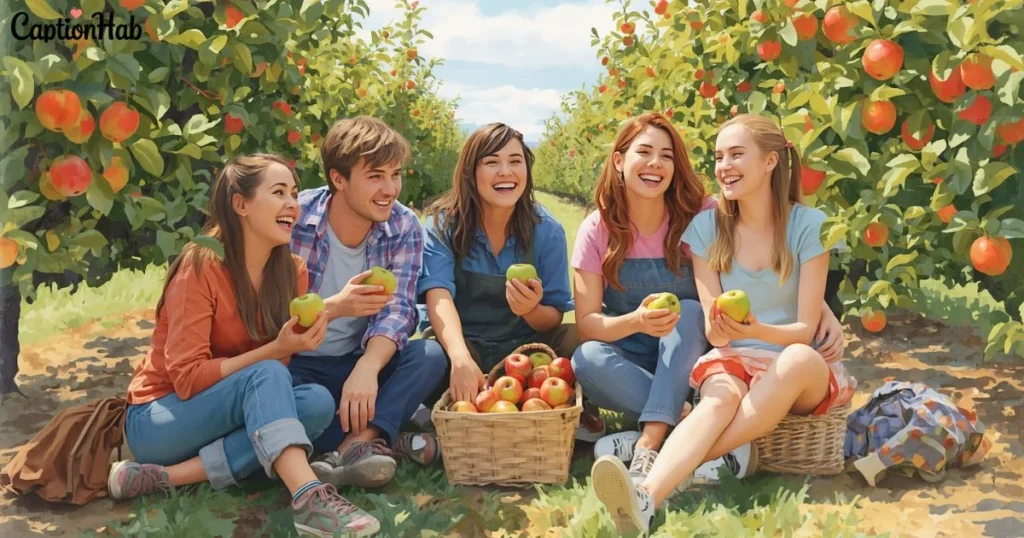 Group Apple Picking Photo