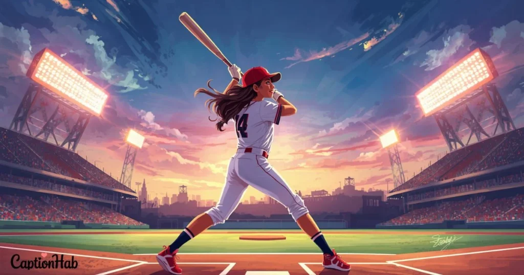 Baseball Captions For Girls