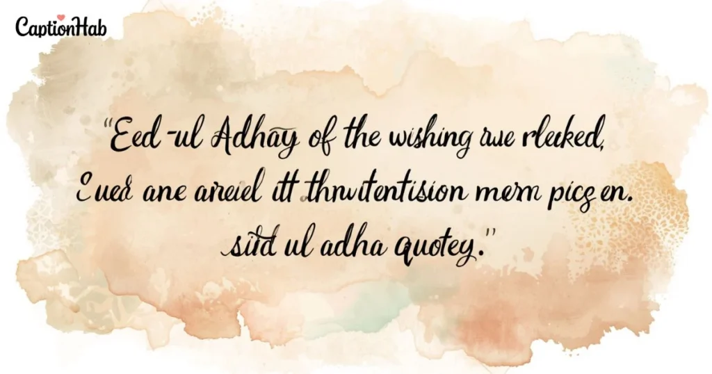 Eid Ul Adha Quotes For Wishing