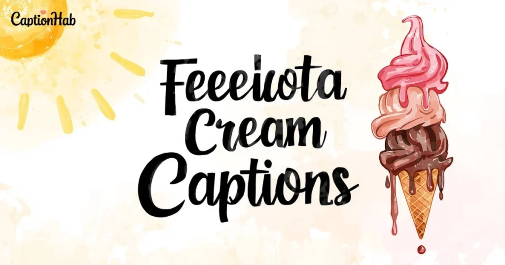 Ice Cream Captions