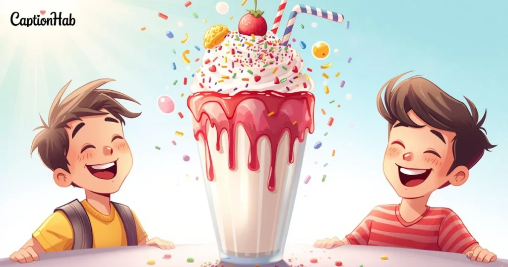 Milkshake Captions