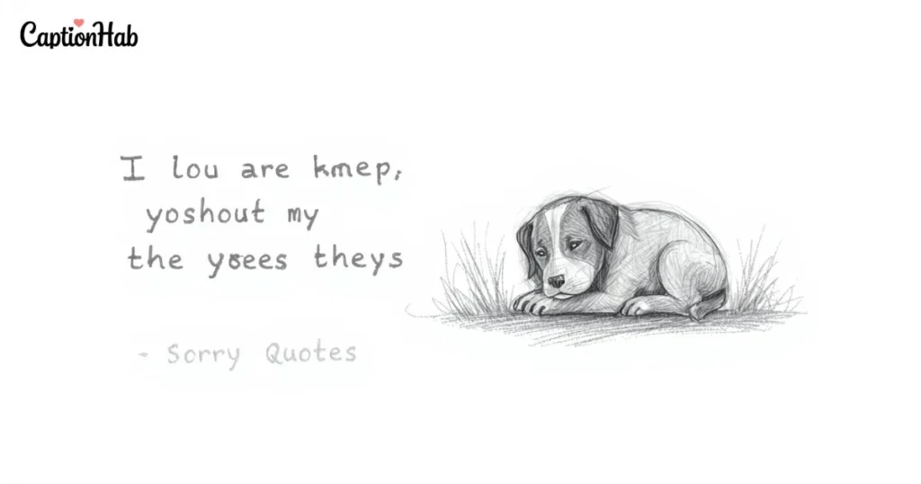 Sorry Quotes