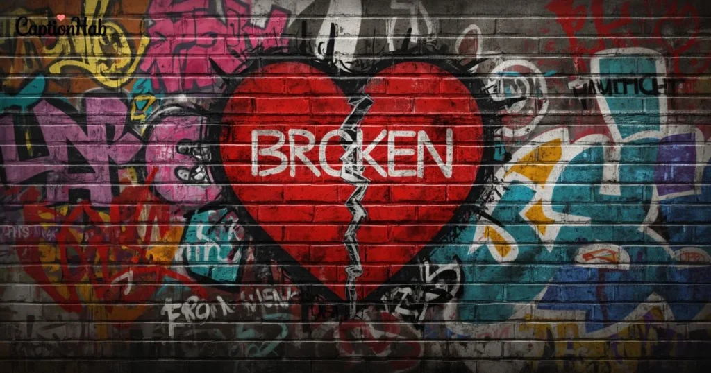 Broken Heart Captions