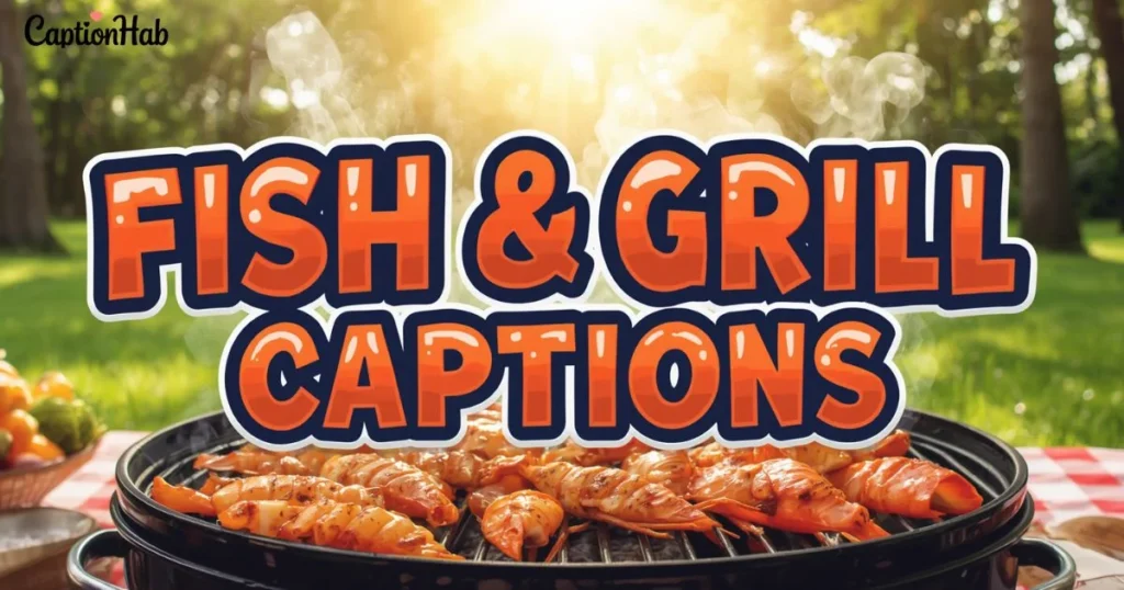 Fish And Grill Captions