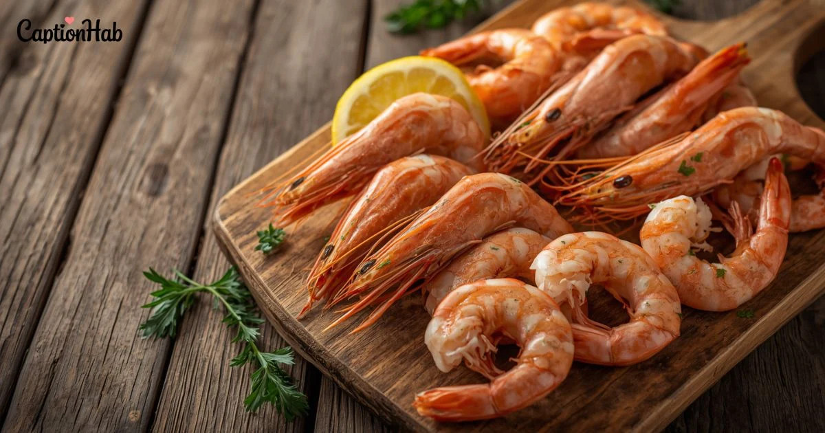 Prawns Captions