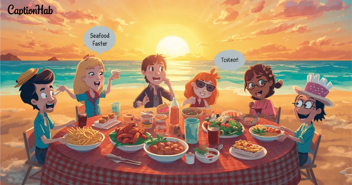 Seafood Captions