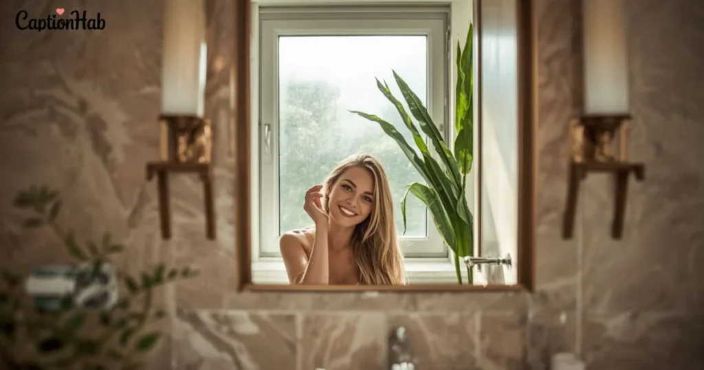 Stylish Bathroom Selfie