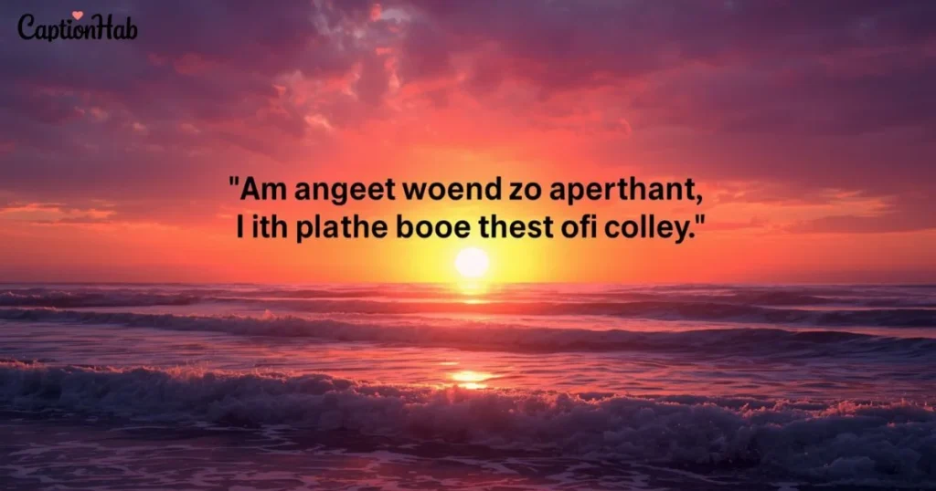 Sunset Motivational Captions