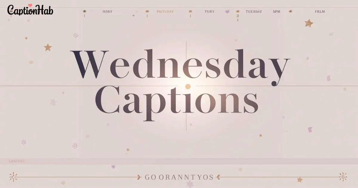Wednesday Captions