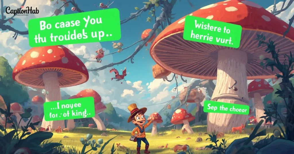 Funny Green Captions