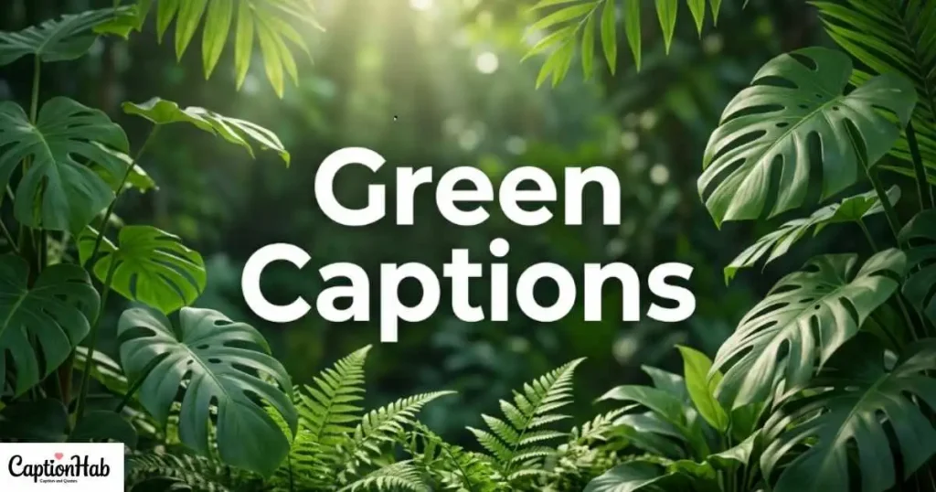 Green Caption