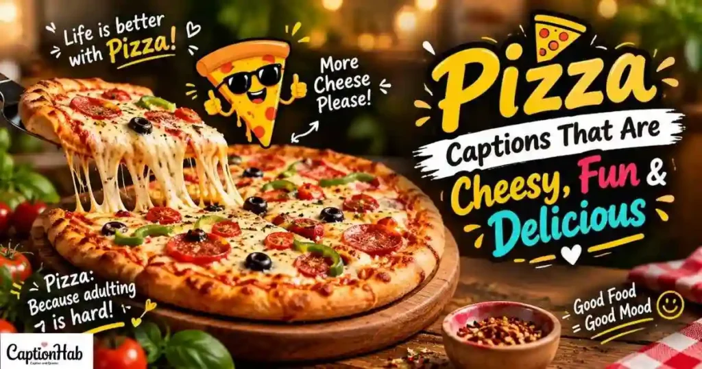 Pizza Caption