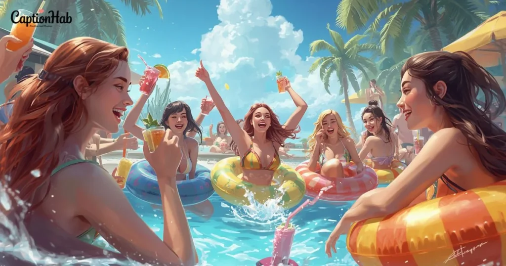 Pool Captions For Girls