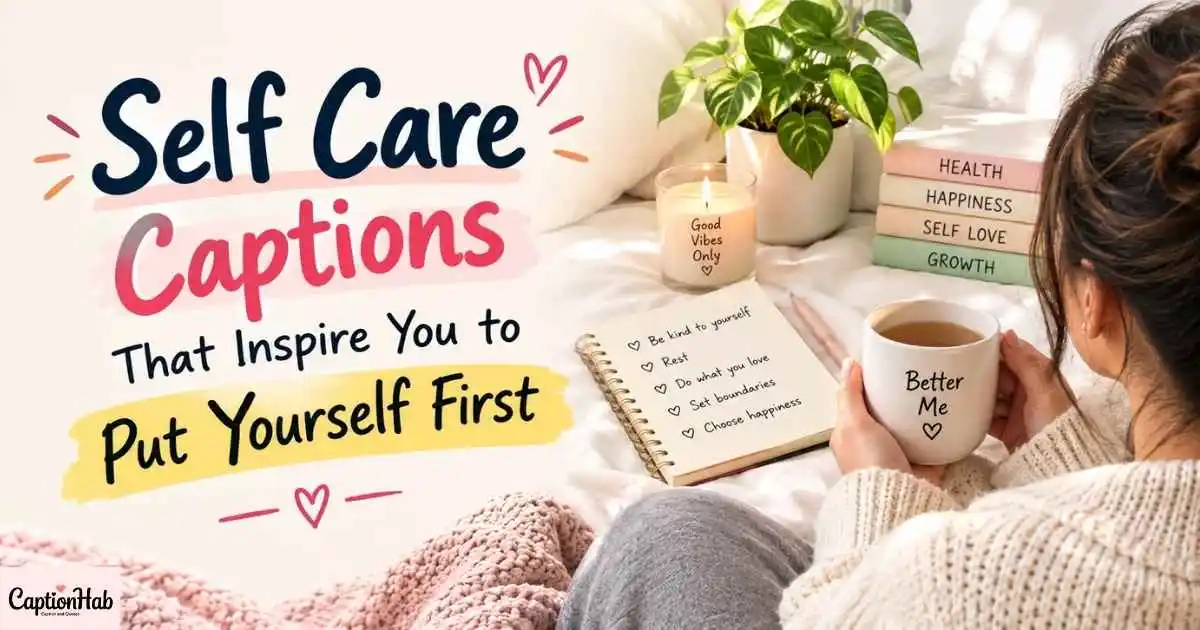 Self Cares Caption