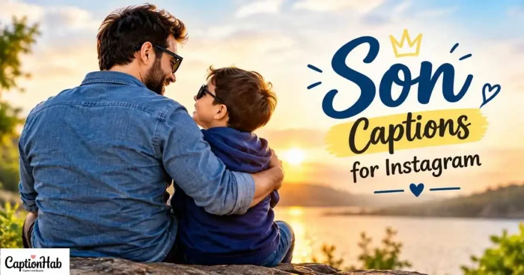 Son Captions For Instagram