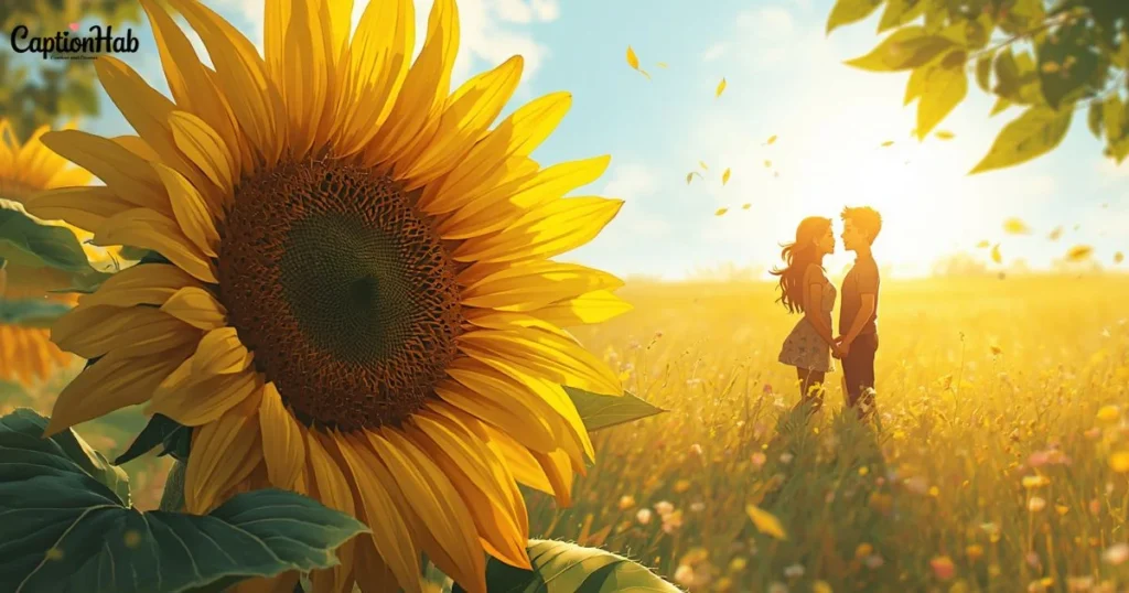 Sunflower Captions For Couples