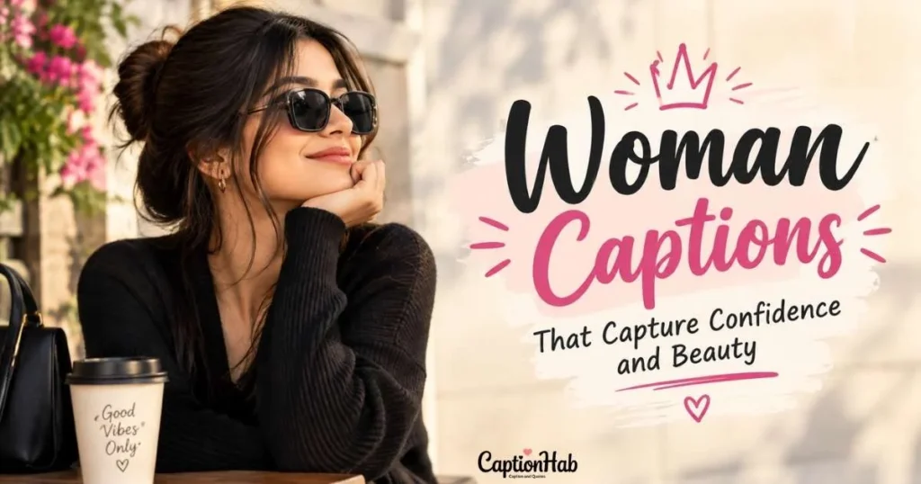 Woman Caption