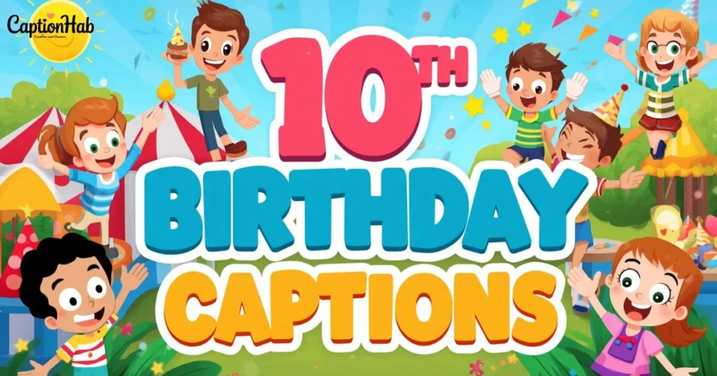 10th Birthday Captions