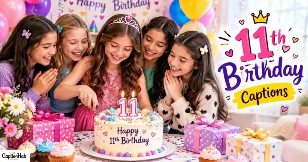 11th Birthday Caption