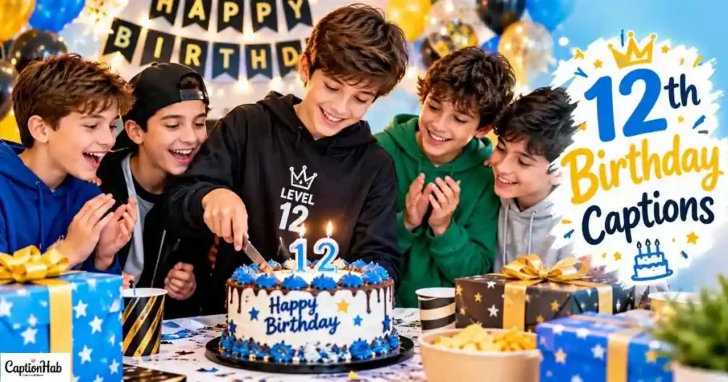 12th Birthday Caption