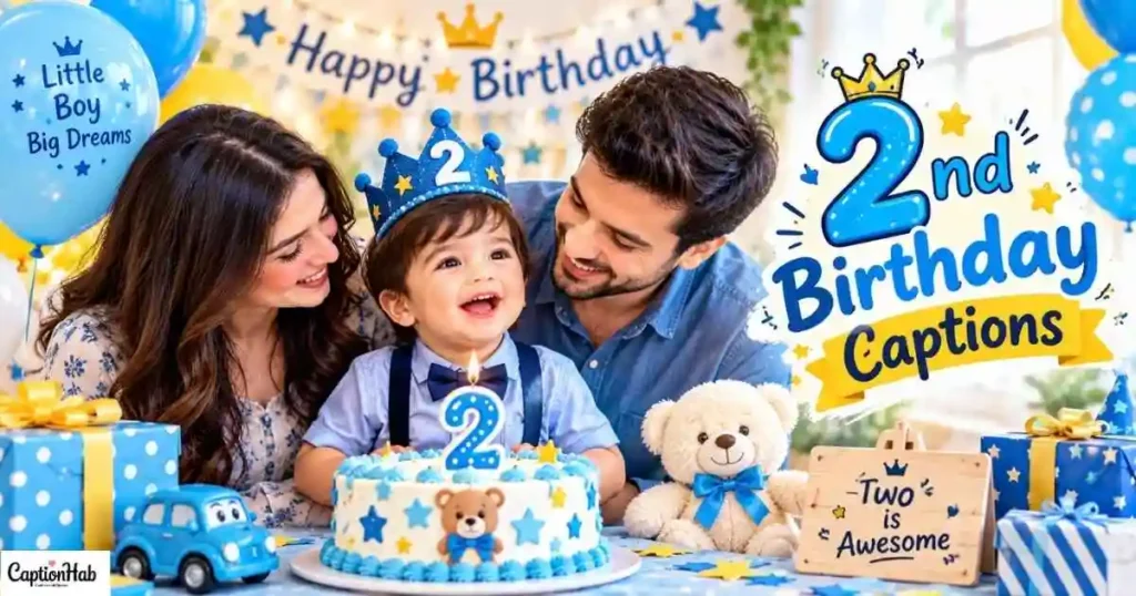2nd Birthday Captions