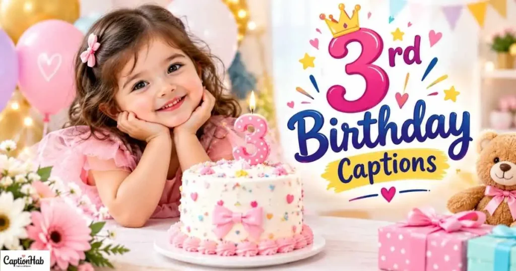 3rd Birthday Captions
