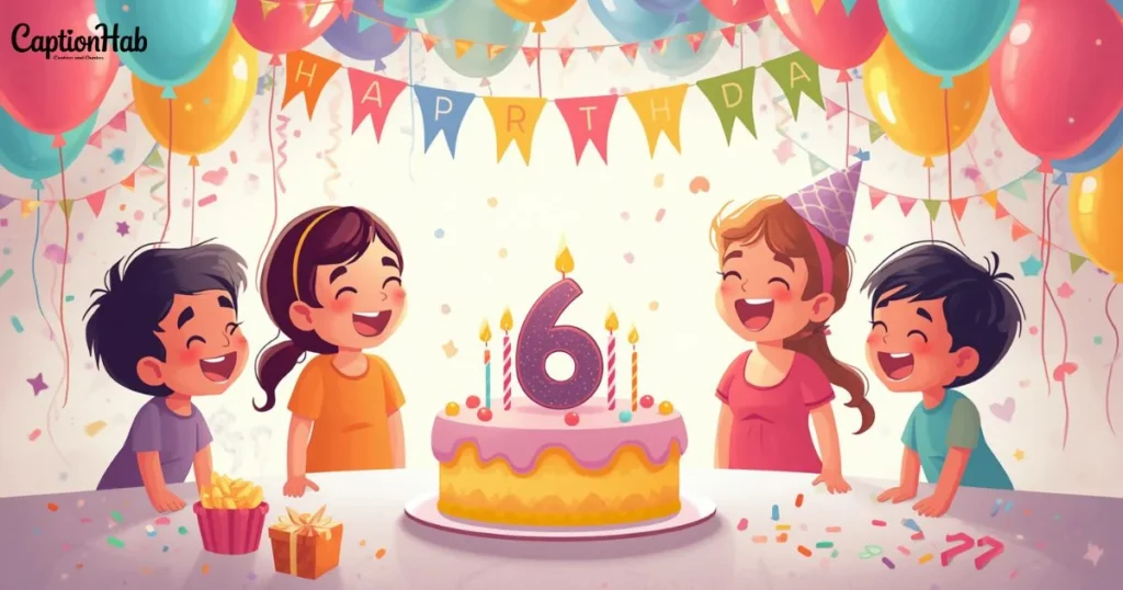 6th Birthday Captions